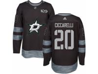 Men's Adidas Dallas Stars #20 Dino Ciccarelli Premier Black 1917-2017 100th Anniversary NHL Jersey