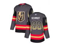 Men's Adidas NHL Vegas Golden Knights #88 Nate Schmidt Authentic Jersey Black Drift Fashion Adidas