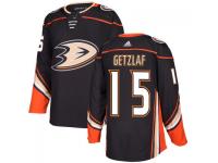 Men's Anaheim Ducks #15 Ryan Getzlaf adidas Black Authentic Jersey 2017