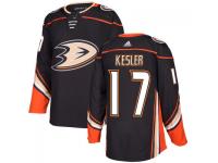 Men's Anaheim Ducks #17 Ryan Kesler adidas Black Authentic Jersey 2017