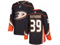 Men's Anaheim Ducks #39 Mason Raymond adidas Black Authentic Jersey 2017