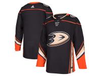 Men's Anaheim Ducks adidas Black Home Authentic Blank Jersey