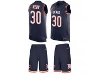 Men's B.W. Webb #30 Nike Navy Blue Jersey - NFL Chicago Bears Tank Top Suit