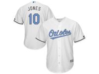 Men's Baltimore Orioles Adam Jones Majestic White Fashion 2016 Father's Day Cool Base Replica Jersey