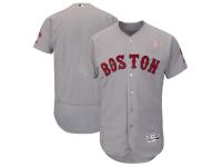 Men's Boston Red Sox Majestic Gray 2018 Mother's Day Road Flex Base Team Jersey