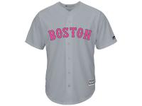 Men's Boston Red Sox Majestic Gray Fashion 2016 Mother's Day Cool Base Replica Team Jersey