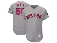 Men's Boston Red Sox Mookie Betts Majestic Gray 2018 MLB All-Star Game Authentic Flex Base Player Jersey