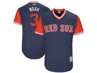 Men's Boston Red Sox Sandy Leon Noah Majestic Navy 2017 Players Weekend Jersey