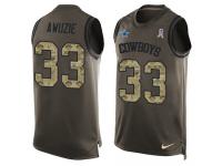 Men's Chidobe Awuzie #33 Nike Green Jersey - NFL Dallas Cowboys Salute to Service Tank Top