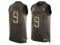 Men's Connor Shaw #9 Nike Green Jersey - NFL Chicago Bears Salute to Service Tank Top
