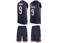 Men's Connor Shaw #9 Nike Navy Blue Jersey - NFL Chicago Bears Tank Top Suit