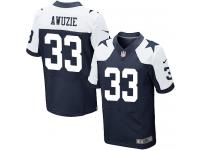 Men's Elite Chidobe Awuzie #33 Nike Navy Blue Alternate Jersey - NFL Dallas Cowboys Throwback