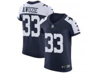 Men's Elite Chidobe Awuzie #33 Nike Navy Blue Alternate Jersey - NFL Dallas Cowboys Vapor Untouchable Throwback