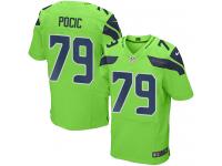 Men's Elite Ethan Pocic #79 Nike Green Jersey - NFL Seattle Seahawks Rush