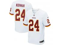 Men's Elite Josh Norman White Jersey Road #24 NFL Washington Redskins Nike