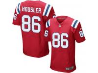 Men's Elite Rob Housler #86 Nike Red Alternate Jersey - NFL New England Patriots
