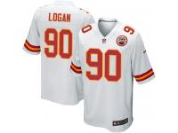 Men's Game Bennie Logan #90 Nike White Road Jersey - NFL Kansas City Chiefs