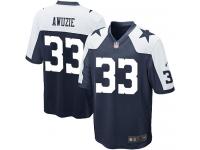 Men's Game Chidobe Awuzie #33 Nike Navy Blue Alternate Jersey - NFL Dallas Cowboys Throwback