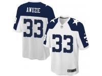 Men's Game Chidobe Awuzie #33 Nike White Alternate Jersey - NFL Dallas Cowboys Throwback