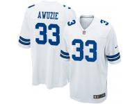 Men's Game Chidobe Awuzie #33 Nike White Road Jersey - NFL Dallas Cowboys