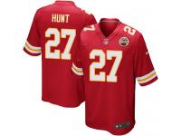 Men's Game Kareem Hunt #27 Nike Red Home Jersey - NFL Kansas City Chiefs