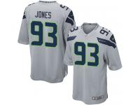 Men's Game Nazair Jones #93 Nike Grey Alternate Jersey - NFL Seattle Seahawks