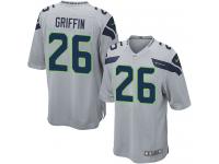 Men's Game Shaquill Griffin #26 Nike Grey Alternate Jersey - NFL Seattle Seahawks