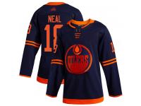 Men's Hockey Edmonton Oilers #18 James Neal Alternate Jersey Navy Blue