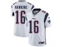 Men's Limited Andrew Hawkins #16 Nike White Road Jersey - NFL New England Patriots Vapor Untouchable