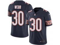 Men's Limited B.W. Webb #30 Nike Navy Blue Home Jersey - NFL Chicago Bears Vapor Untouchable