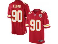Men's Limited Bennie Logan #90 Nike Red Home Jersey - NFL Kansas City Chiefs