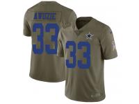 Men's Limited Chidobe Awuzie #33 Nike Olive Jersey - NFL Dallas Cowboys 2017 Salute to Service