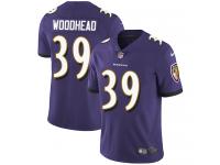 Men's Limited Danny Woodhead #39 Nike Purple Home Jersey - NFL Baltimore Ravens Vapor Untouchable