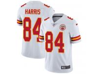 Men's Limited Demetrius Harris #84 Nike White Road Jersey - NFL Kansas City Chiefs Vapor Untouchable