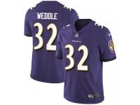 Men's Limited Eric Weddle #32 Nike Purple Home Jersey - NFL Baltimore Ravens Vapor Untouchable