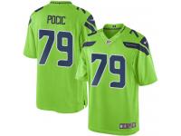 Men's Limited Ethan Pocic #79 Nike Green Jersey - NFL Seattle Seahawks Rush