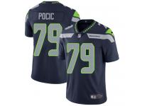 Men's Limited Ethan Pocic #79 Nike Navy Blue Home Jersey - NFL Seattle Seahawks Vapor Untouchable