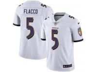 Men's Limited Joe Flacco #5 Nike White Road Jersey - NFL Baltimore Ravens Vapor Untouchable