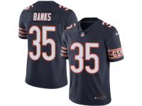 Men's Limited Johnthan Banks #35 Nike Navy Blue Home Jersey - NFL Chicago Bears Vapor Untouchable