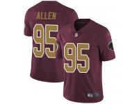 Men's Limited Jonathan Allen #95 80th Anniversary Nike Burgundy Red Alternate Jersey - NFL Washington