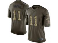 Men's Limited Kevin White #11 Nike Green Jersey - NFL Chicago Bears Salute to Service