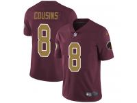 Men's Limited Kirk Cousins #8 80th Anniversary Nike Burgundy Red Alternate Jersey - NFL Washington