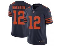 Men's Limited Markus Wheaton #12 Nike Navy Blue Alternate Jersey - NFL Chicago Bears Vapor Untouchable