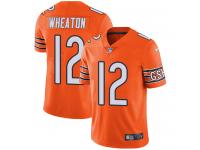 Men's Limited Markus Wheaton #12 Nike Orange Jersey - NFL Chicago Bears Rush