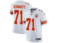 Men's Limited Mitchell Schwartz #71 Nike White Road Jersey - NFL Kansas City Chiefs Vapor Untouchable