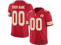 Men's Limited Nike Red Home Jersey - NFL Kansas City Chiefs Customized Vapor Untouchable