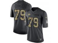 Men's Limited Parker Ehinger #79 Nike Black Jersey - NFL Kansas City Chiefs 2016 Salute to Service