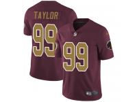 Men's Limited Phil Taylor #99 80th Anniversary Nike Burgundy Red Alternate Jersey - NFL Washington