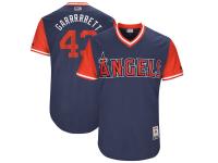 Men's Los Angeles Angels Garrett Richards Garrrrrett Majestic Navy 2017 Players Weekend Jersey
