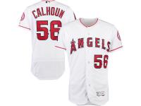 Men's Los Angeles Angels of Anaheim Kole Calhoun Majestic White Flexbase Authentic Collection Player Jersey